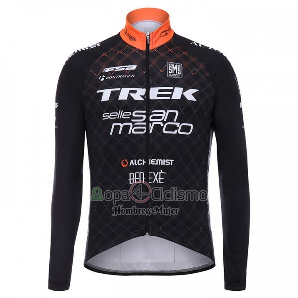 Trek Selle San Marco Ropa Ciclismo Culotte Largo 2017 Mangas Largas Negro